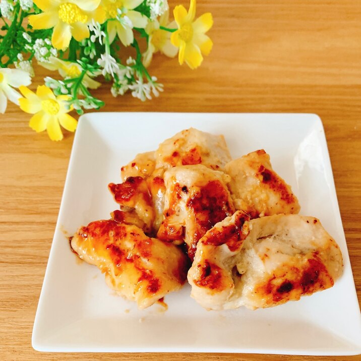 ご飯がすすむ‎♫*鶏肉にんにく味噌炒め✧˖°